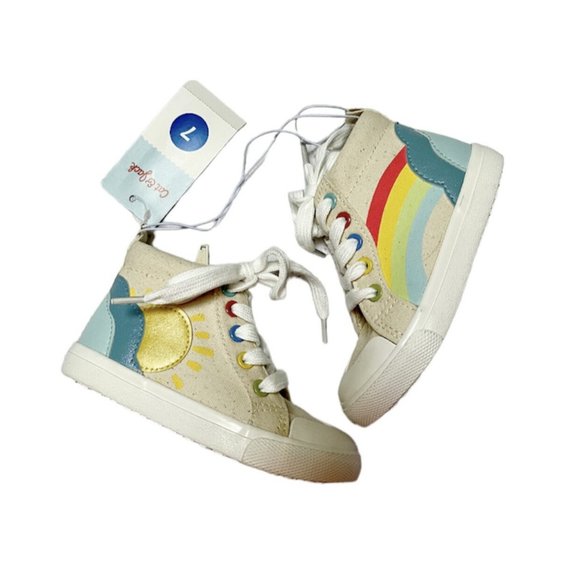 Cat & Jack Shoes Nwt Cat Jack Penny Rainbow Zipper Sneakers Poshmark